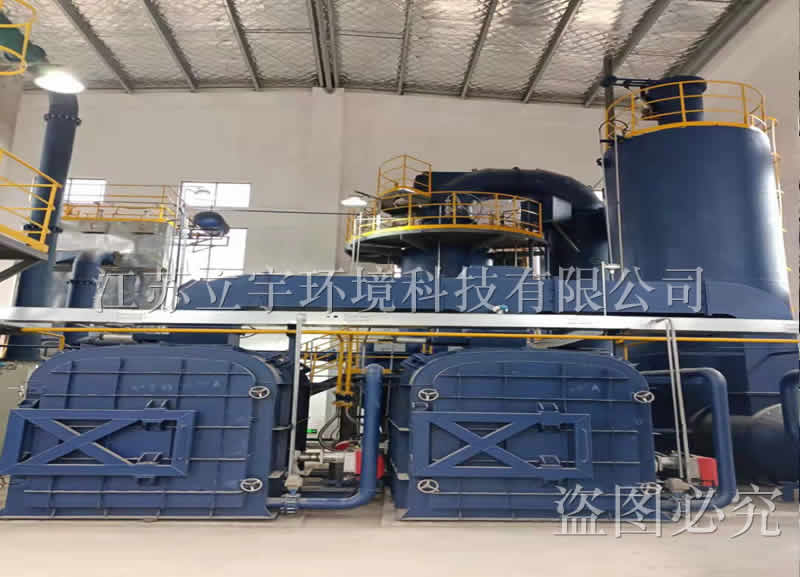 Treatment of waste containing platinum, rhodium and palladium